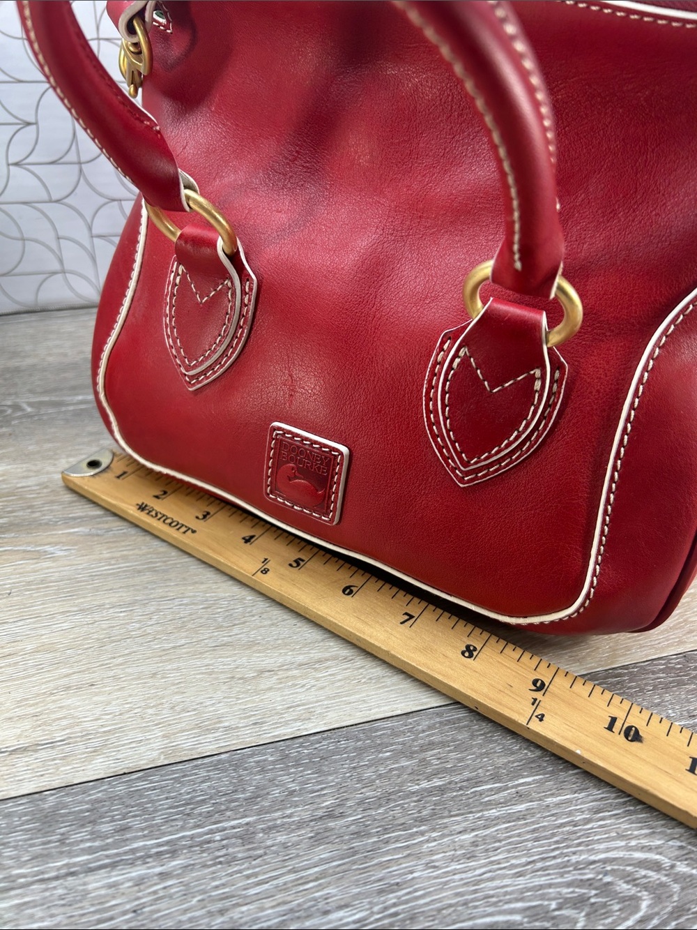 3637 Dooney & Bourke Florentine Edge Medium Satchel 883637 - Picture 13 of 15